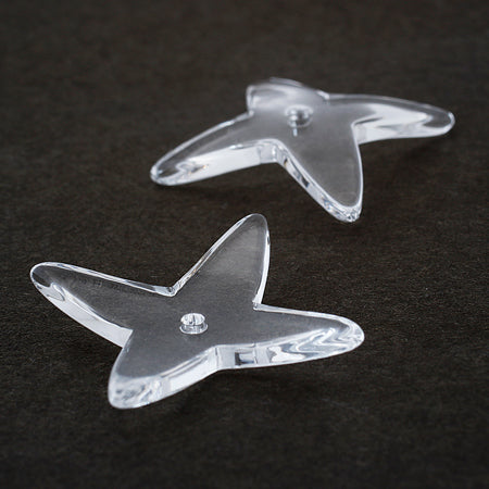 アクリルパーツ 花十字 クリア【アウトレット】