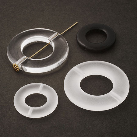 アクリル ドイツ製 リング ラウンド1 ブラック