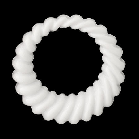 アクリル ドイツ製 リング ツイスト ホワイト