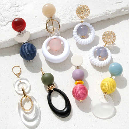 アクリル ドイツ製 リング オーバル1 クリスタル