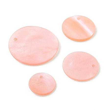 シェルパーツ 丸 1穴 オレンジ【アウトレット】