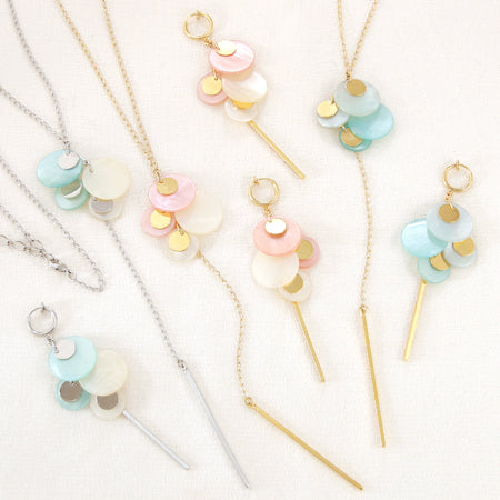 シェルパーツ 丸 1穴 オレンジ【アウトレット】