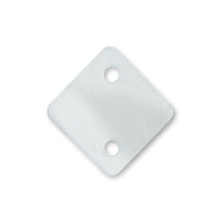 シェルパーツ 菱形 2穴 ブルー【アウトレット】