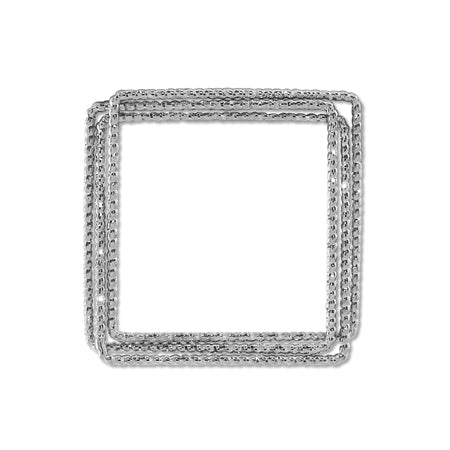 3. Metalling part patterned 3 squares logium color