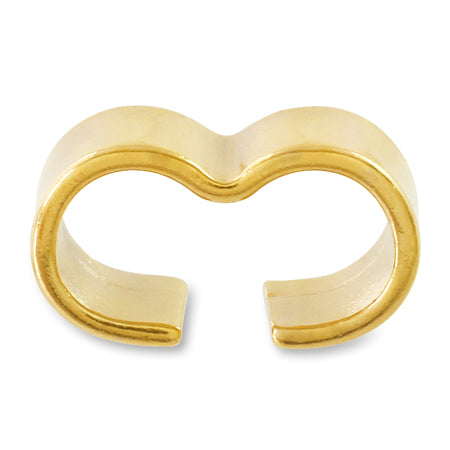 つなぎカン 3の字 無地 ゴールド