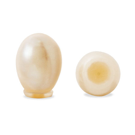 Earring catch freshwater pearl potato white
