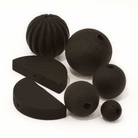 ウッドパーツ ラウンド ブラック【アウトレット】