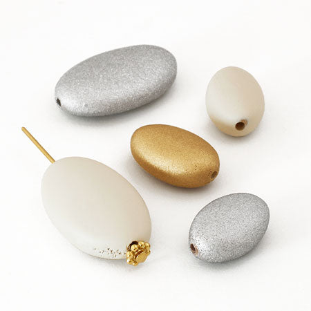 ウッドパーツ オーバル シルバー【アウトレット】