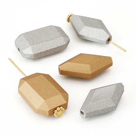 ウッドパーツ 長方形 ゴールド【アウトレット】