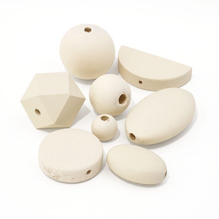 ウッドパーツ ハーフラウンド ホワイト【アウトレット】