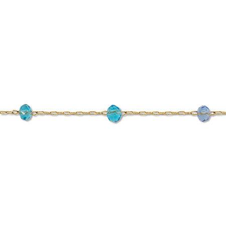 Bead chain blue gradation/G