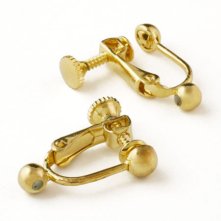 Earring converter screw spring post/hook gold