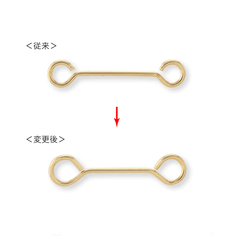 Joint wire rhodium color