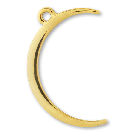 チャーム クレセントムーン(プレーン) ゴールド