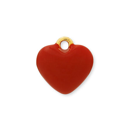 Charm Girls Heart Red/G