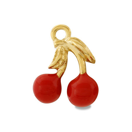 チャーム サクランボ ブライトレッド/G