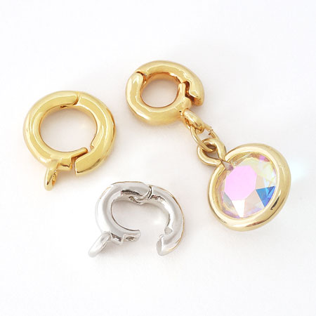 Opening/closing Vatican with round ring, gold