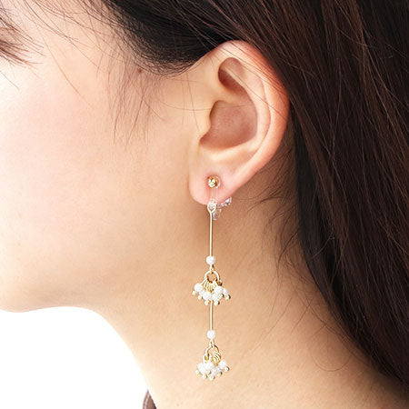 Resin ear clip made in Japan with 4mm ball ring RC/clear