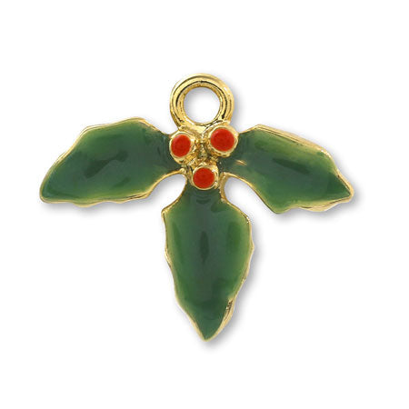 チャーム ひいらぎ(エポ付) グリーン/G