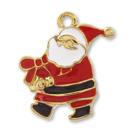 チャーム サンタクロース レッド/G