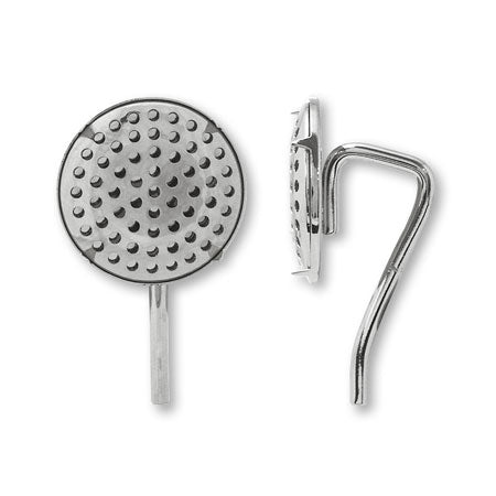 Pony hook shower rhodium color