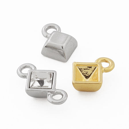 キャスト石座 #4428用 1カン付 ロジウムカラー