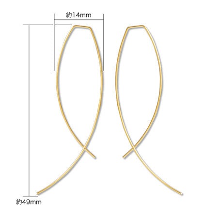 Earrings wire jujube deformation gold