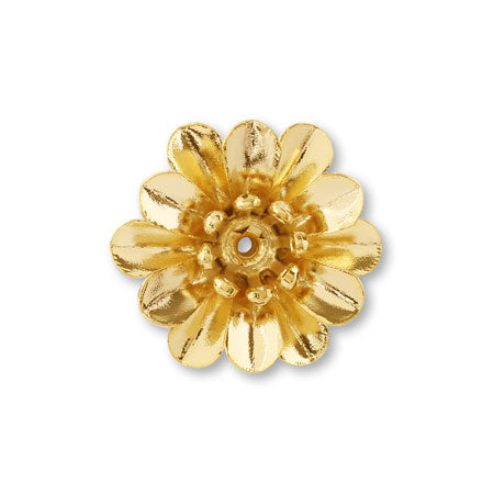Metal flower No.2 gold