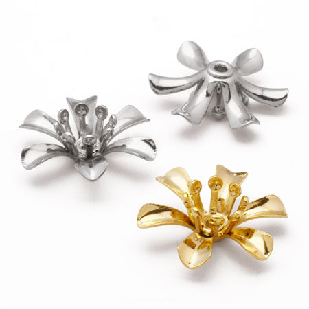 Metal Flower No. 4 Rodium-Color