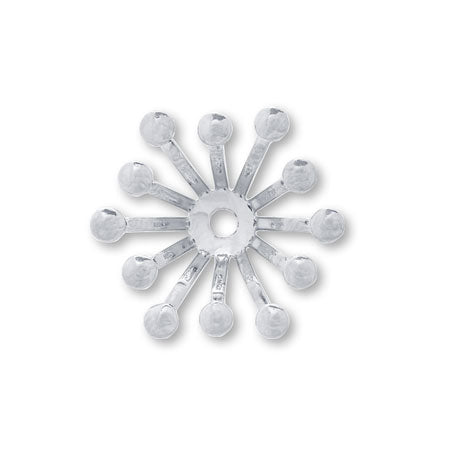 Metal Flower No. 13 Rodium-Color