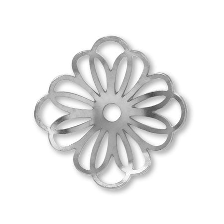 Etched parts Sukasi No.5 Rhodium color