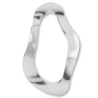 メタルパーツ 変形(切目あり) ロジウムカラー【アウトレット】