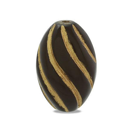 Acrylic Made in Germany Oval Wave Black/G