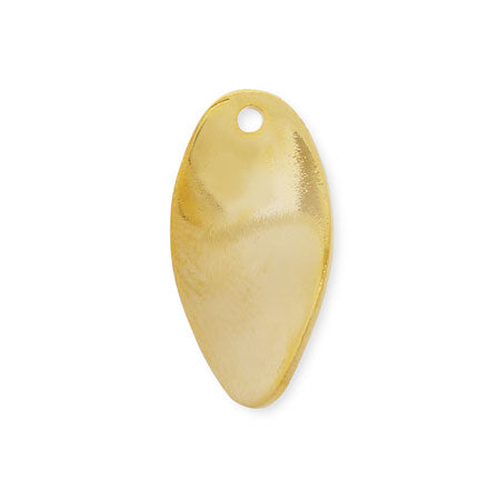 Metal Parts Twist Oval 1: Hole Gold