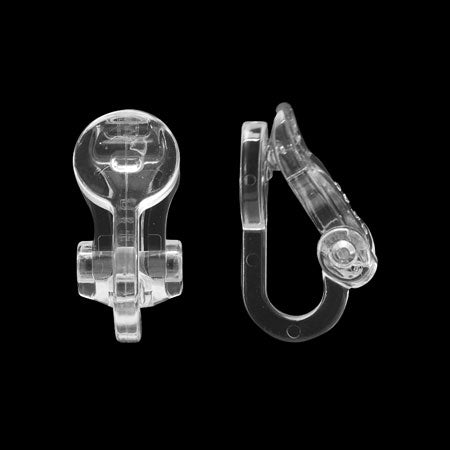 Japanese resin ear clip 8mm all clear