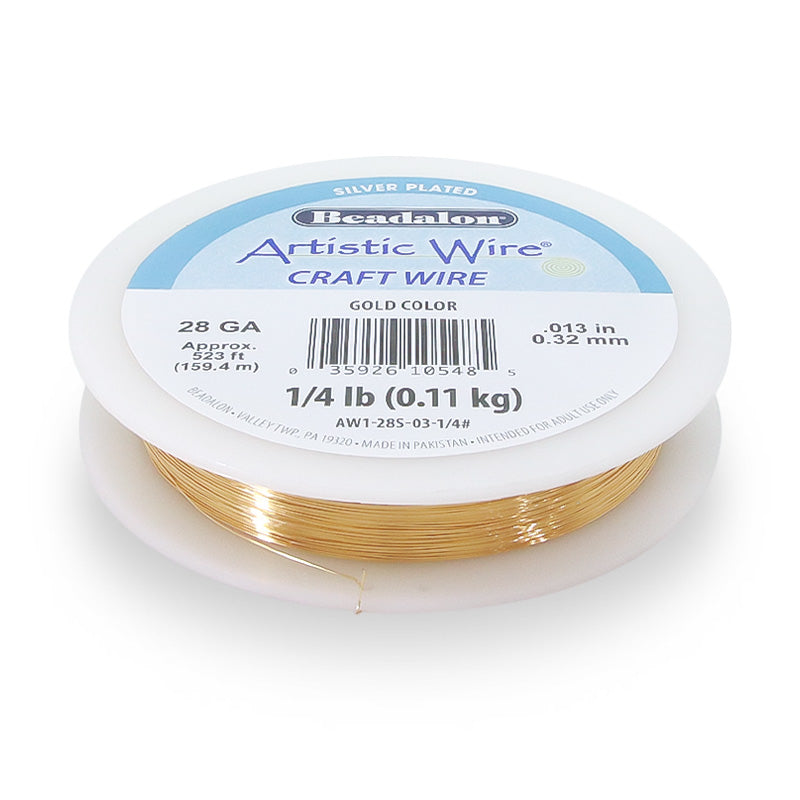 Artistic Wire Long Spools Gold