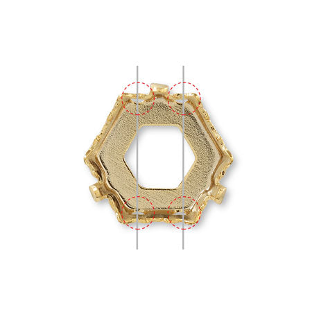 石座 #4699用 ロジウムカラー