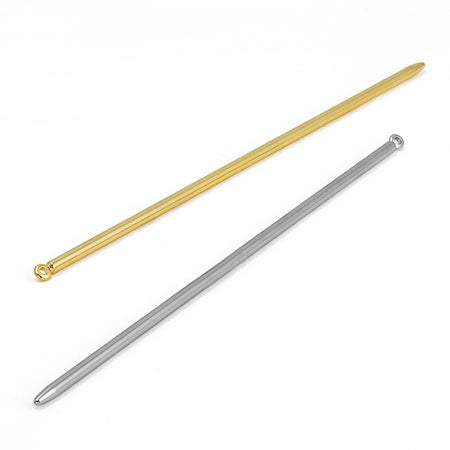 ヘア金具 かんざし 1カン付 約118mm 金古美