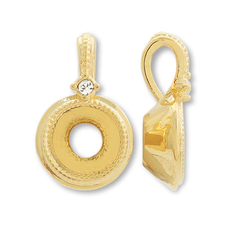 国産キャスト バチカン付石座 #1088 SS29(約6mm)用 ゴールド