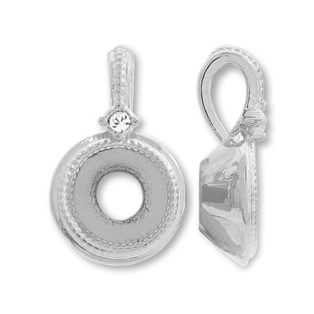 国産キャスト バチカン付石座 #1088 SS29(約6mm)用 ロジウムカラー