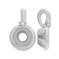 国産キャスト バチカン付石座 #1088 SS29(約6mm)用 ロジウムカラー