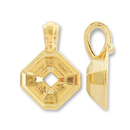 国産キャスト バチカン付石座 #4480 6mm用 ゴールド