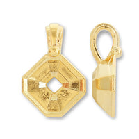 国産キャスト バチカン付石座 #4480 6mm用 ゴールド