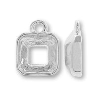 Cast stone seat #4480/#4499 with 1 ring rhodium color