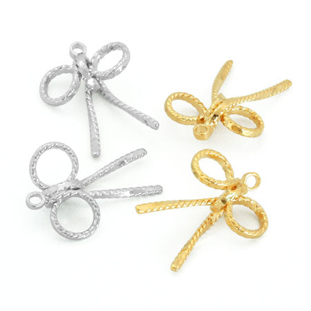 Charm wire ribbon tweezest rodium color