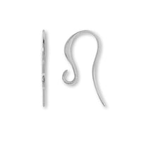 Design hook earrings basic rhodium color