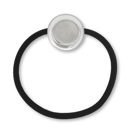 Hair fittings hair tie with bowl black/Ni