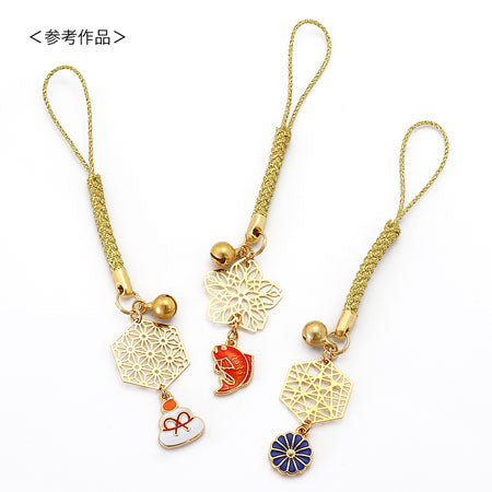 Charm Japanese style camellia white/G