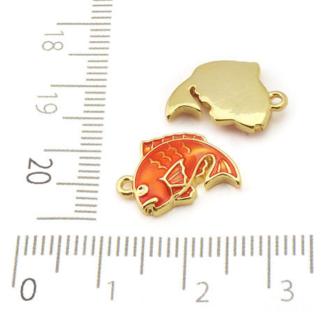 チャーム 和風 鯛 赤/G