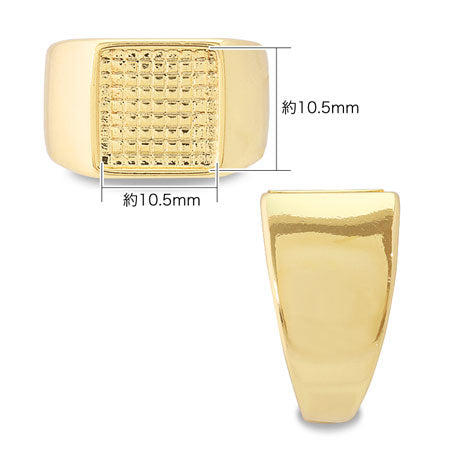 Clay base ring stand box gold (with coating)